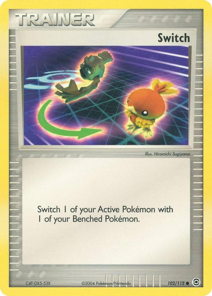Switch 102/112 — EX FireRed & LeafGreen (English Pokémon TCG card)