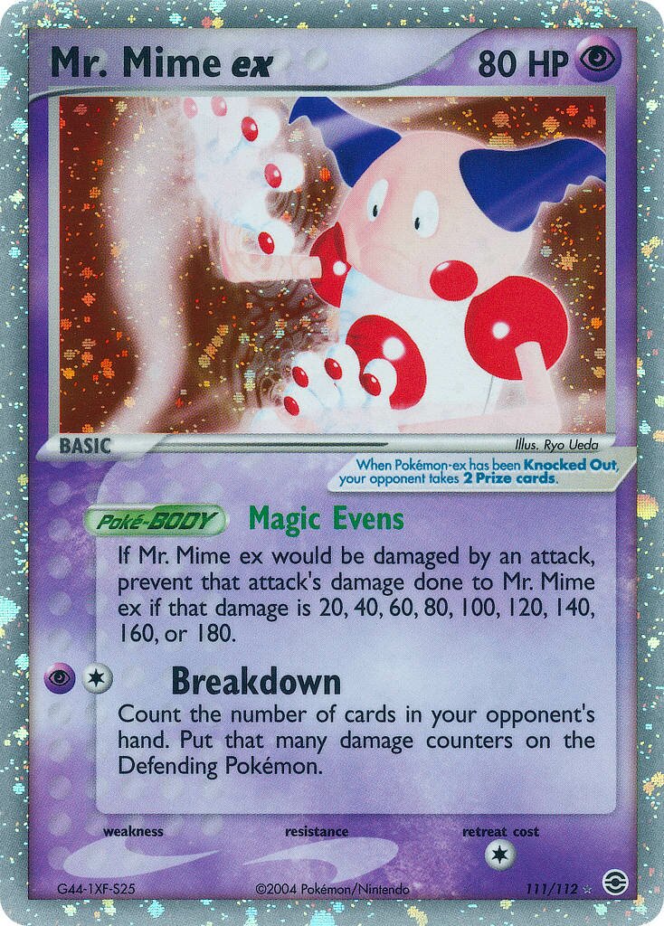 Mr. Mime ex 111/112 — EX FireRed & LeafGreen (English Pokémon TCG card)