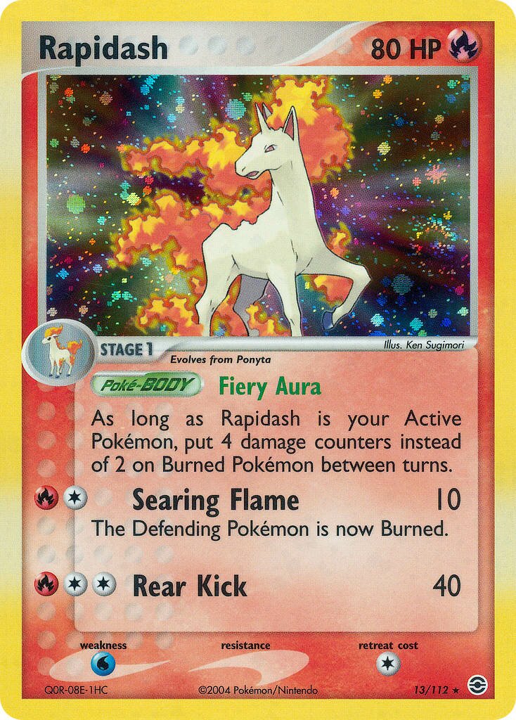 Rapidash 013/112 — EX FireRed & LeafGreen (English Pokémon TCG card)