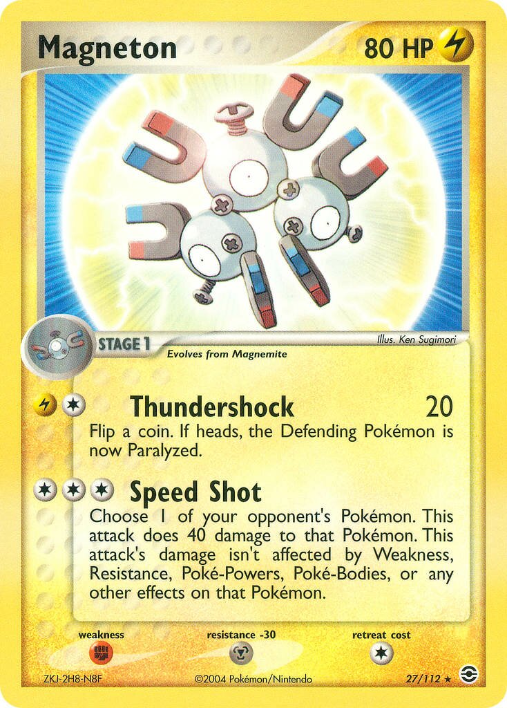 Magneton 027/112 — EX FireRed & LeafGreen (English Pokémon TCG card)