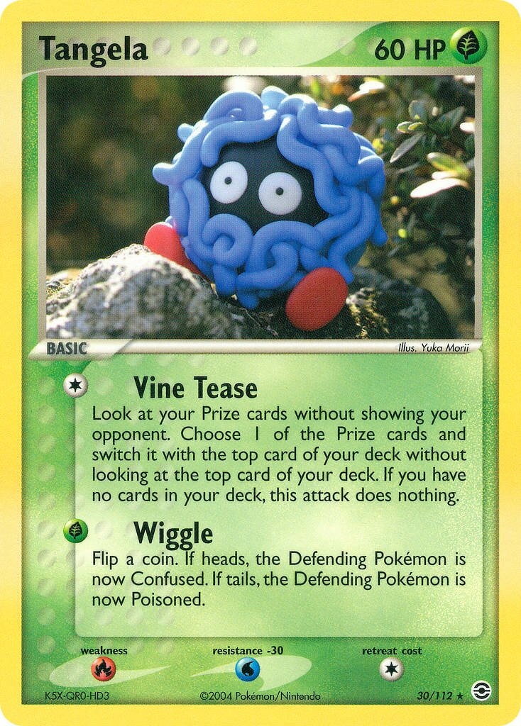 Tangela 030/112 — EX FireRed & LeafGreen (English Pokémon TCG card)