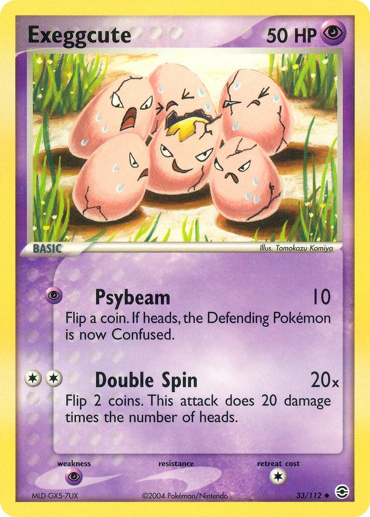 Exeggcute 033/112 — EX FireRed & LeafGreen (English Pokémon TCG card)