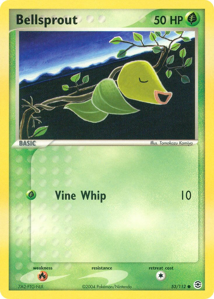Bellsprout 053/112 — EX FireRed & LeafGreen (English Pokémon TCG card)
