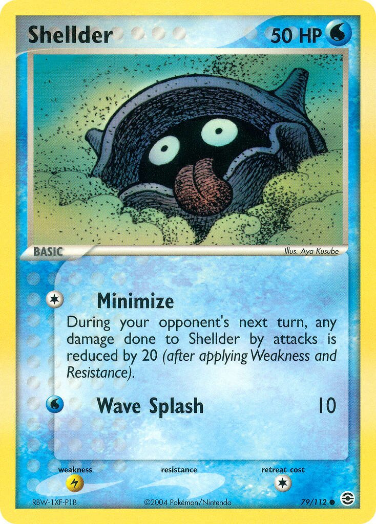 Shellder 079/112 — EX FireRed & LeafGreen (English Pokémon TCG card)