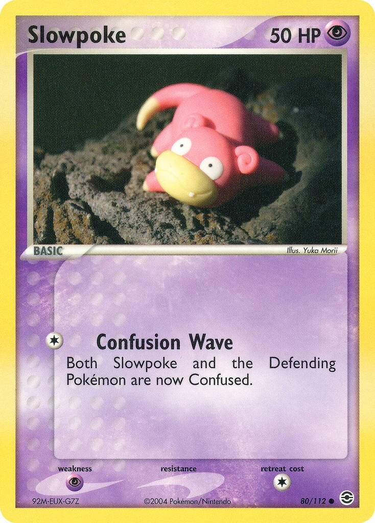 Slowpoke 080/112 — EX FireRed & LeafGreen (English Pokémon TCG card)