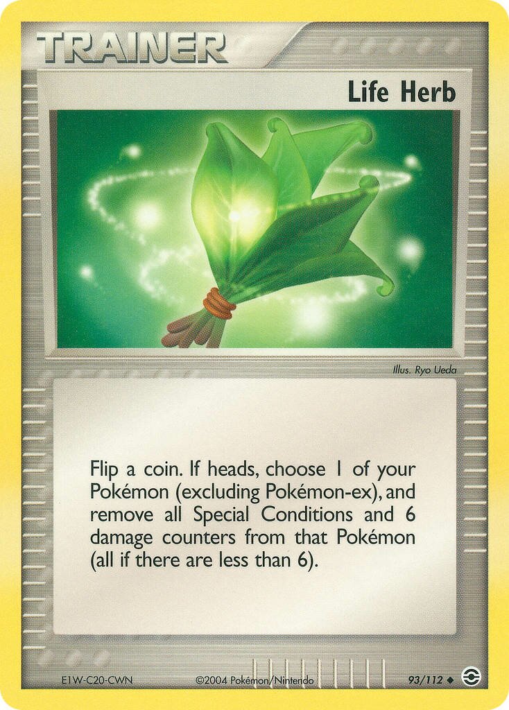 Life Herb 093/112 — EX FireRed & LeafGreen (English Pokémon TCG card)