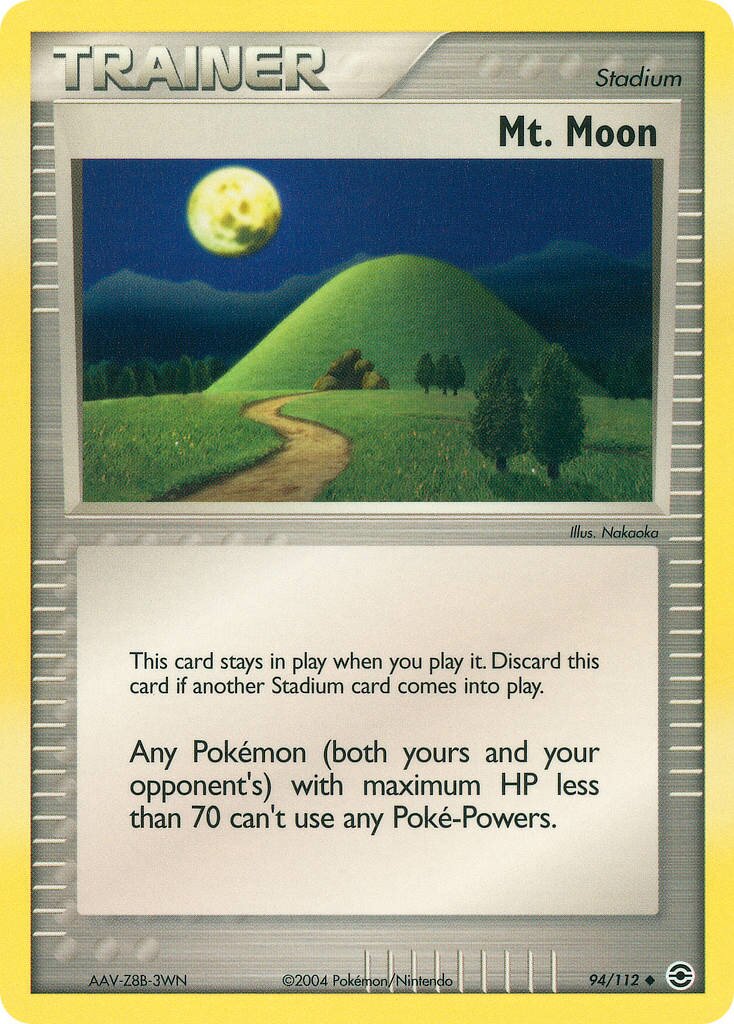Mt. Moon 094/112 — EX FireRed & LeafGreen (English Pokémon TCG card)