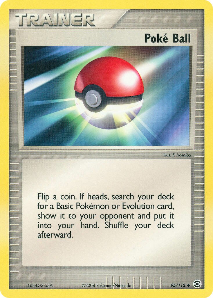 Poké Ball 095/112 — EX FireRed & LeafGreen (English Pokémon TCG card)