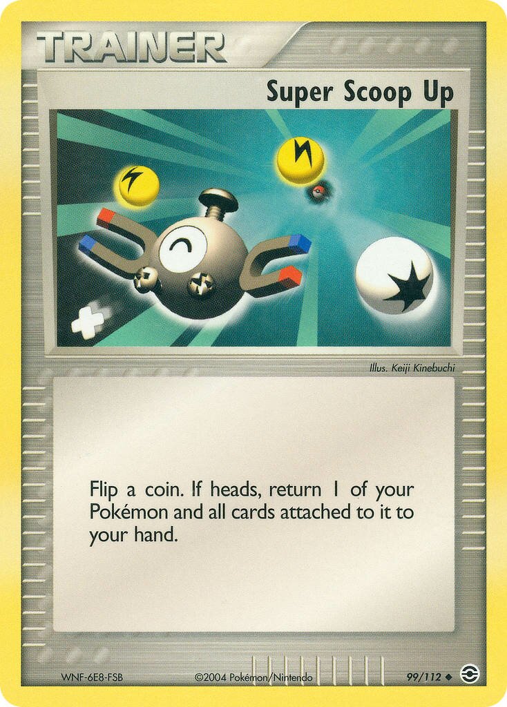 Super Scoop Up 099/112 — EX FireRed & LeafGreen (English Pokémon TCG card)