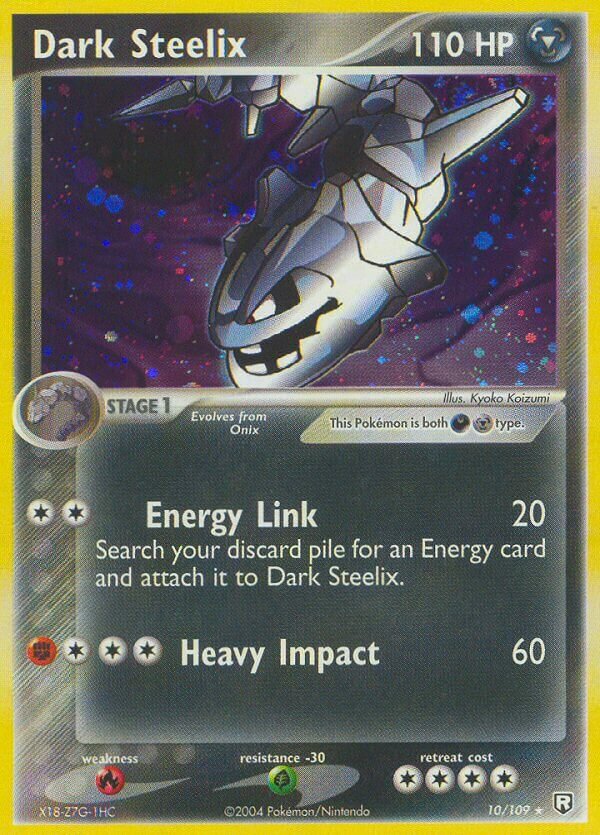 Dark Steelix 010/109 — EX Team Rocket Returns (English Pokémon TCG card)