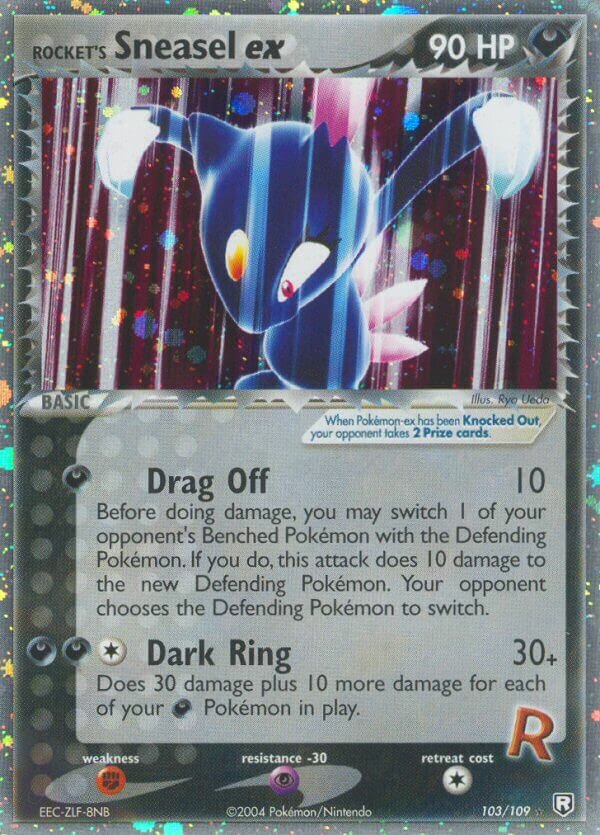 Rocket's Sneasel ex 103/109 — EX Team Rocket Returns (English Pokémon TCG card)