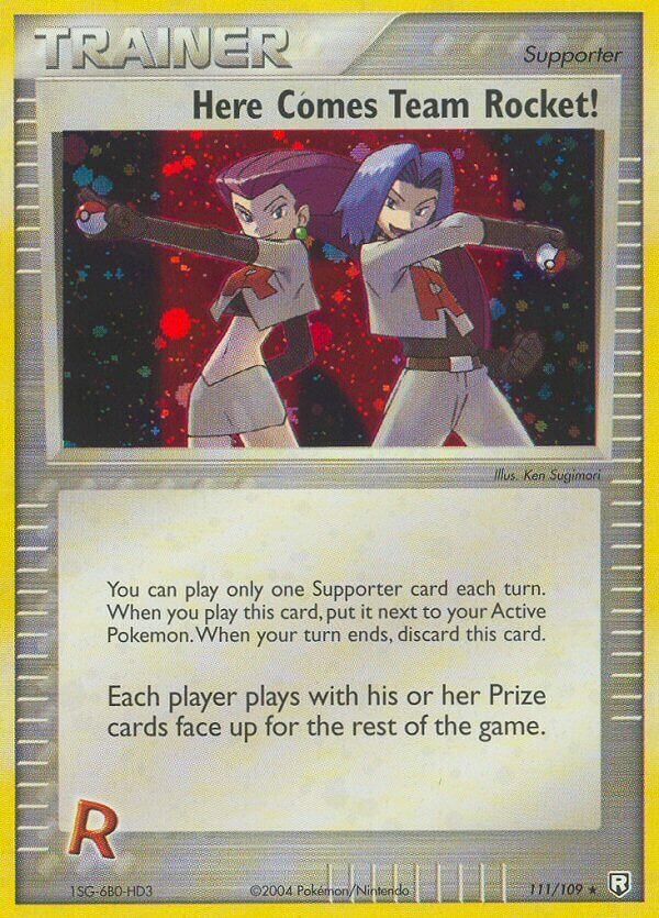 Here Comes Team Rocket! 111/109 — EX Team Rocket Returns (English Pokémon TCG card)