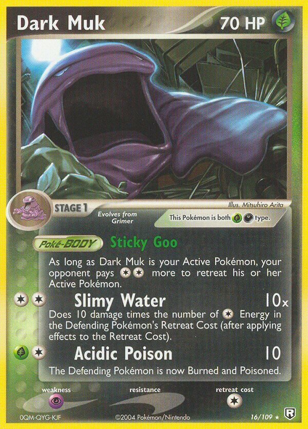 Dark Muk 016/109 — EX Team Rocket Returns (English Pokémon TCG card)