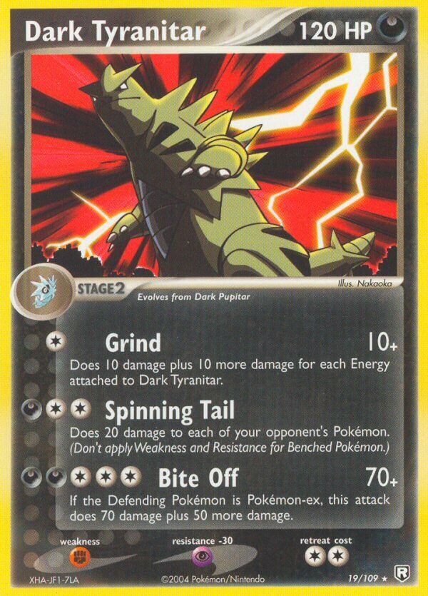 Dark Tyranitar 019/109 — EX Team Rocket Returns (English Pokémon TCG card)