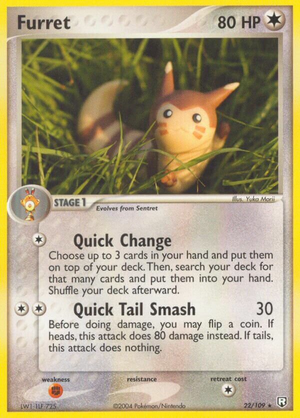Furret 022/109 — EX Team Rocket Returns (English Pokémon TCG card)