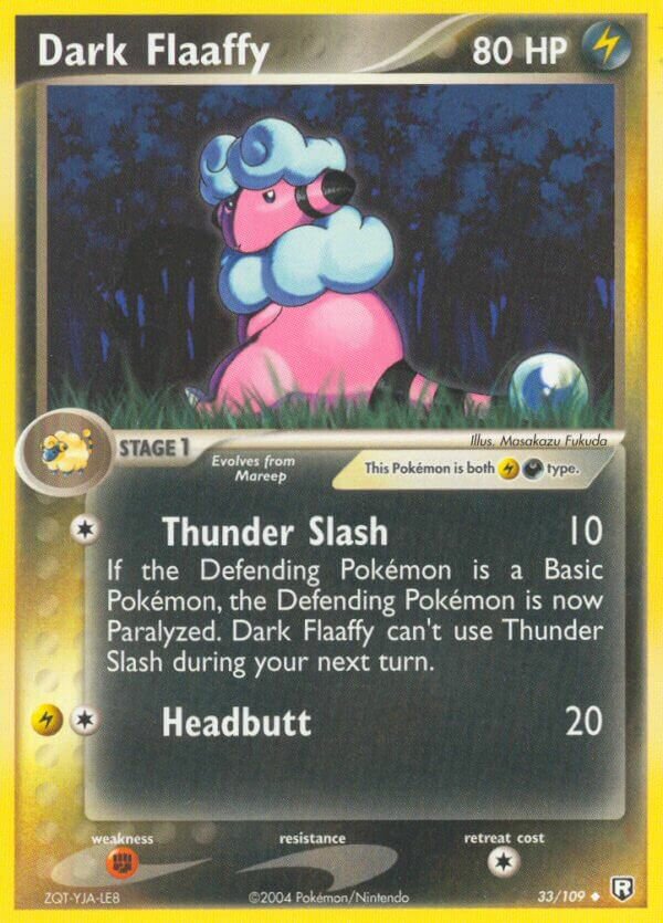 Dark Flaaffy 033/109 — EX Team Rocket Returns (English Pokémon TCG card)