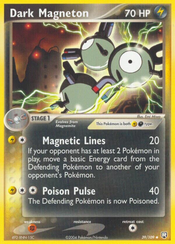 Dark Magneton 039/109 — EX Team Rocket Returns (English Pokémon TCG card)