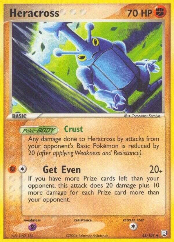 Heracross 043/109 — EX Team Rocket Returns (English Pokémon TCG card)