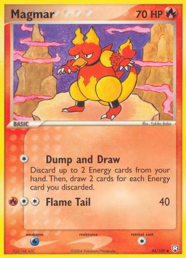 Magmar 044/109 — EX Team Rocket Returns (English Pokémon TCG card)