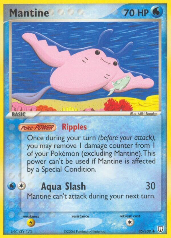 Mantine 045/109 — EX Team Rocket Returns (English Pokémon TCG card)