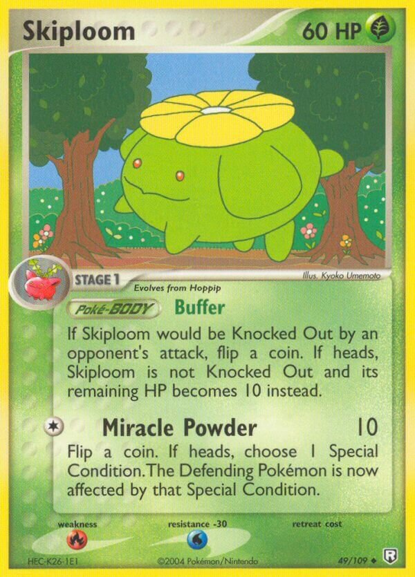 Skiploom 049/109 — EX Team Rocket Returns (English Pokémon TCG card)