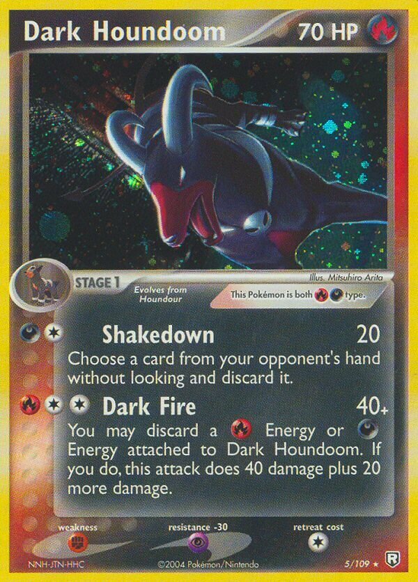 Dark Houndoom 005/109 — EX Team Rocket Returns (English Pokémon TCG card)