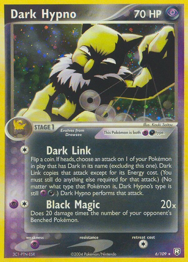 Dark Hypno 006/109 — EX Team Rocket Returns (English Pokémon TCG card)