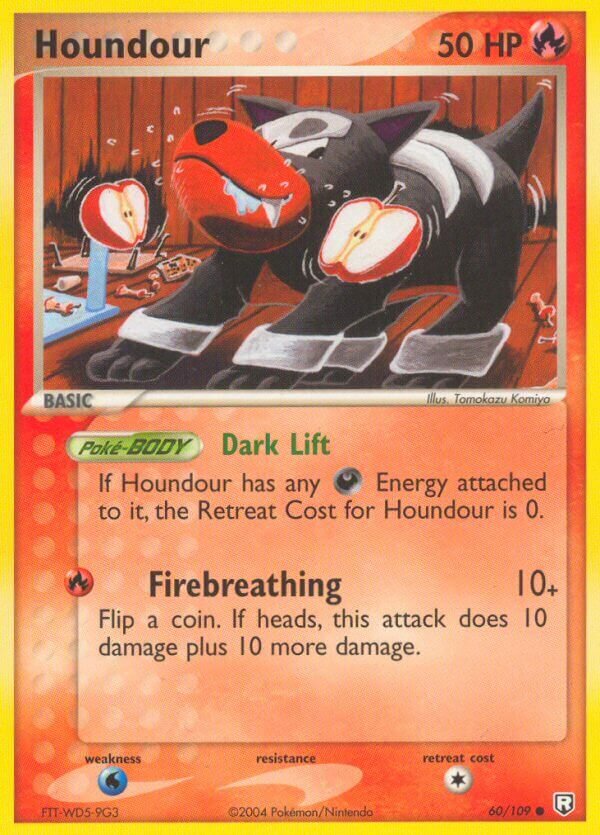 Houndour 060/109 — EX Team Rocket Returns (English Pokémon TCG card)