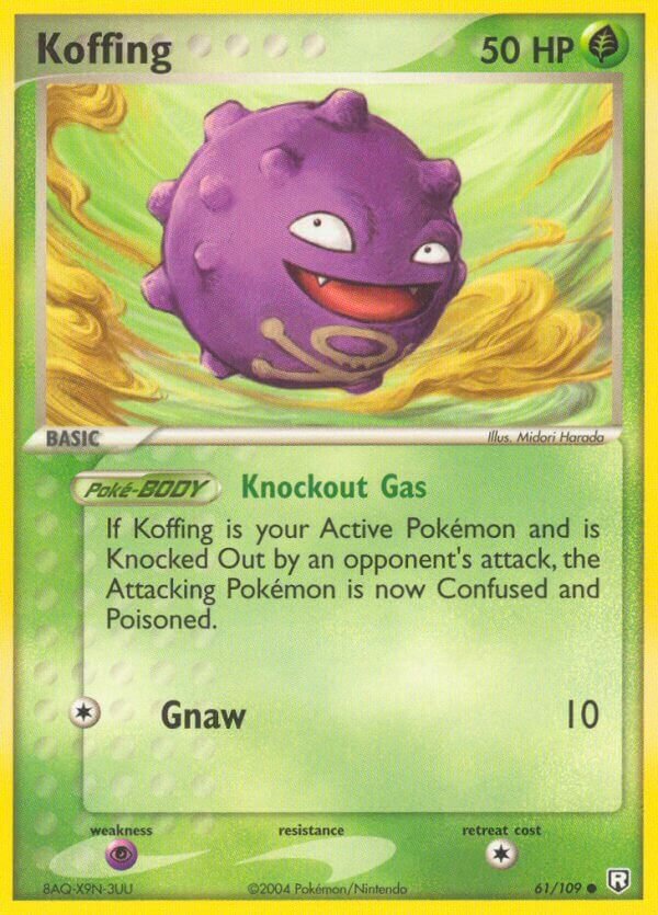 Koffing 061/109 — EX Team Rocket Returns (English Pokémon TCG card)