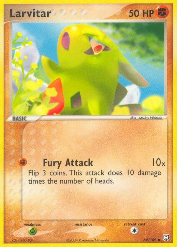 Larvitar 062/109 — EX Team Rocket Returns (English Pokémon TCG card)