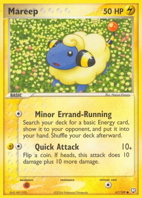 Mareep 067/109 — EX Team Rocket Returns (English Pokémon TCG card)