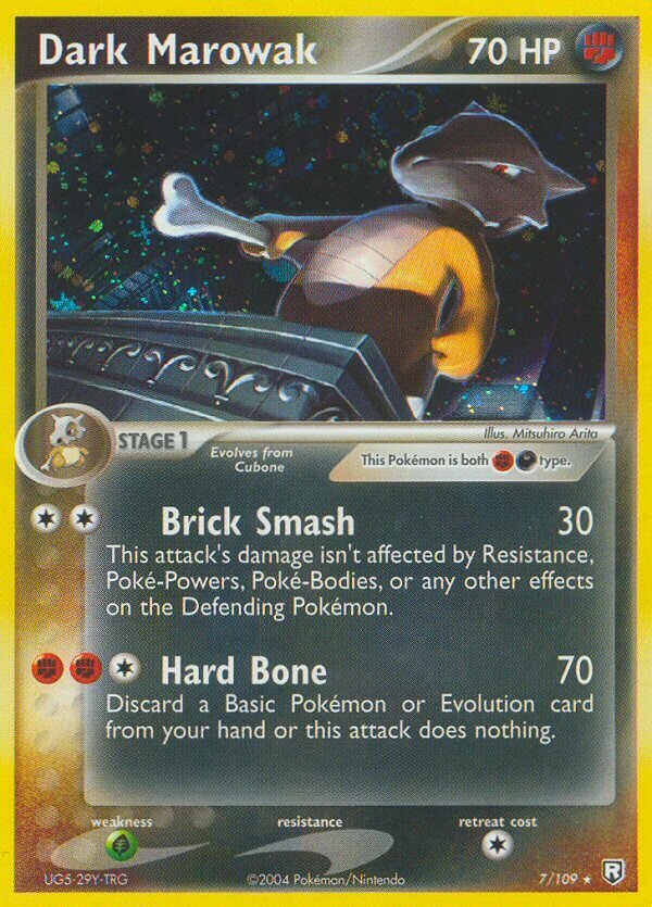 Dark Marowak 007/109 — EX Team Rocket Returns (English Pokémon TCG card)