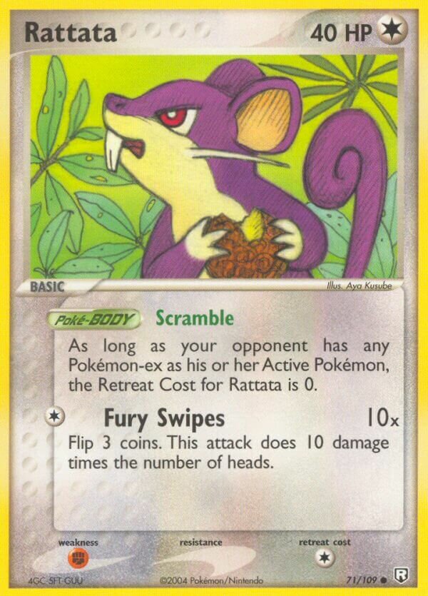 Rattata 071/109 — EX Team Rocket Returns (English Pokémon TCG card)