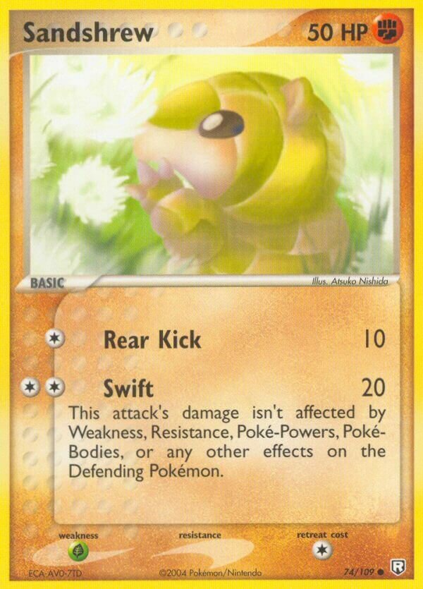 Sandshrew 074/109 — EX Team Rocket Returns (English Pokémon TCG card)