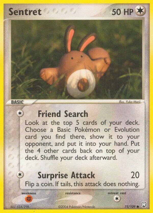 Sentret 075/109 — EX Team Rocket Returns (English Pokémon TCG card)
