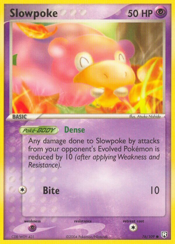 Slowpoke 076/109 — EX Team Rocket Returns (English Pokémon TCG card)