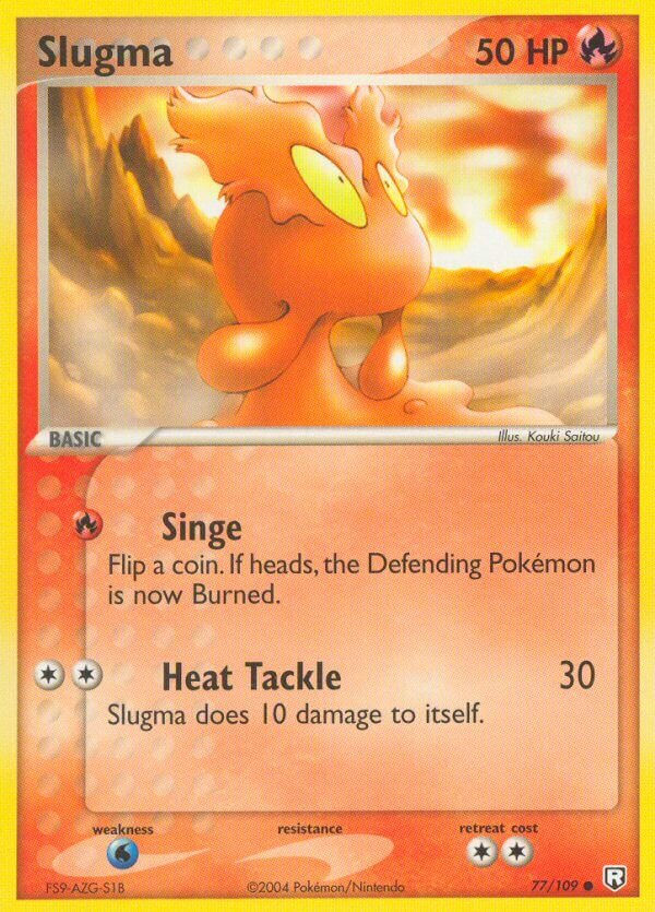 Slugma 077/109 — EX Team Rocket Returns (English Pokémon TCG card)
