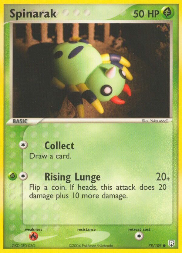 Spinarak 078/109 — EX Team Rocket Returns (English Pokémon TCG card)
