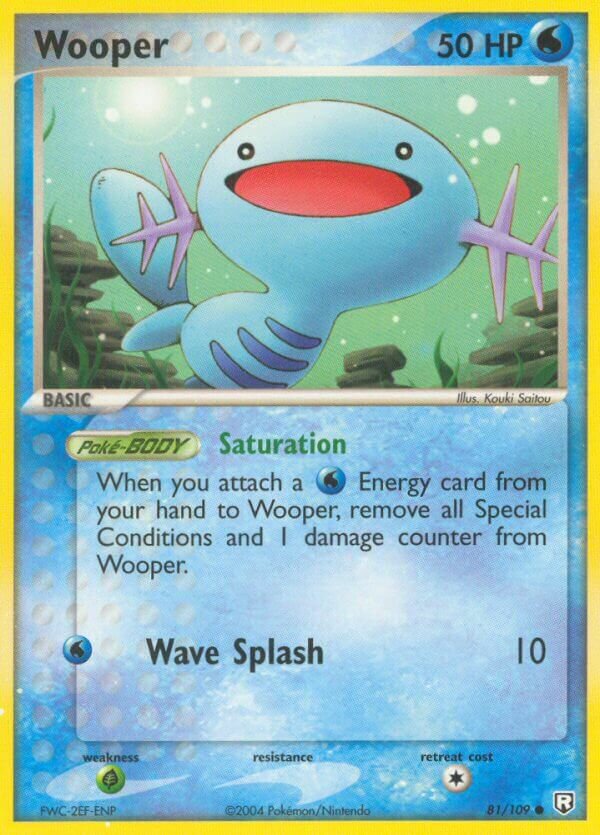 Wooper 081/109 — EX Team Rocket Returns (English Pokémon TCG card)
