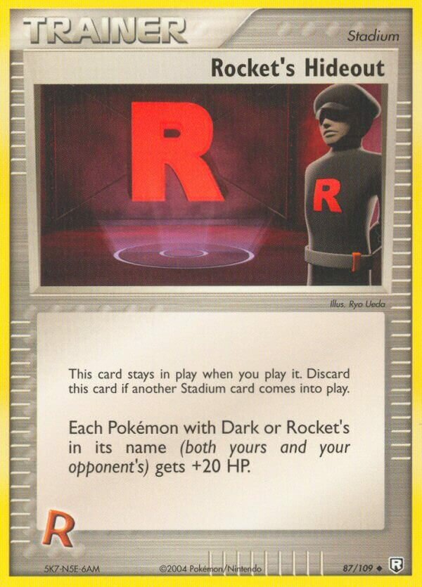 Rocket's Hideout 087/109 — EX Team Rocket Returns (English Pokémon TCG card)