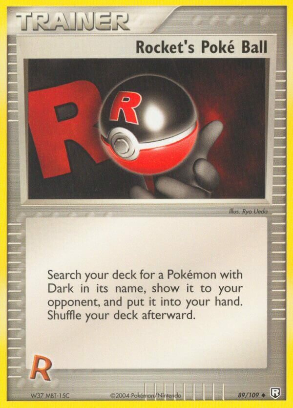 Rocket's Poké Ball 089/109 — EX Team Rocket Returns (English Pokémon TCG card)