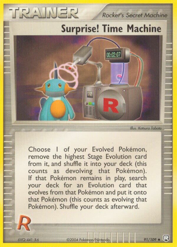 Surprise! Time Machine 091/109 — EX Team Rocket Returns (English Pokémon TCG card)