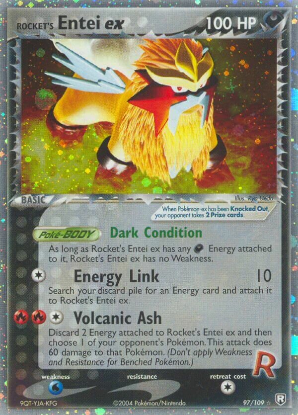 Rocket's Entei ex 097/109 — EX Team Rocket Returns (English Pokémon TCG card)