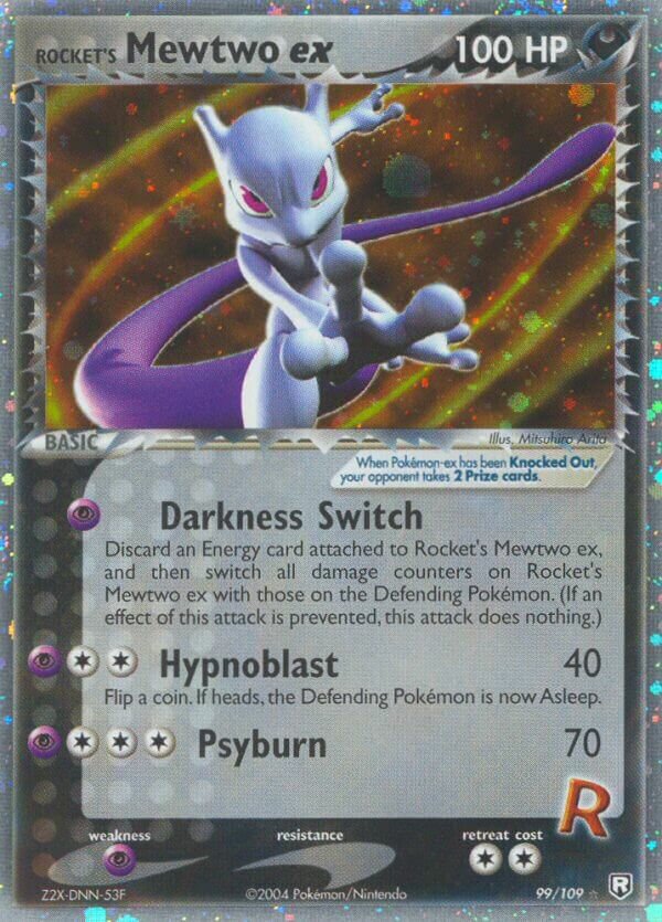 Rocket's Mewtwo ex 099/109 — EX Team Rocket Returns (English Pokémon TCG card)