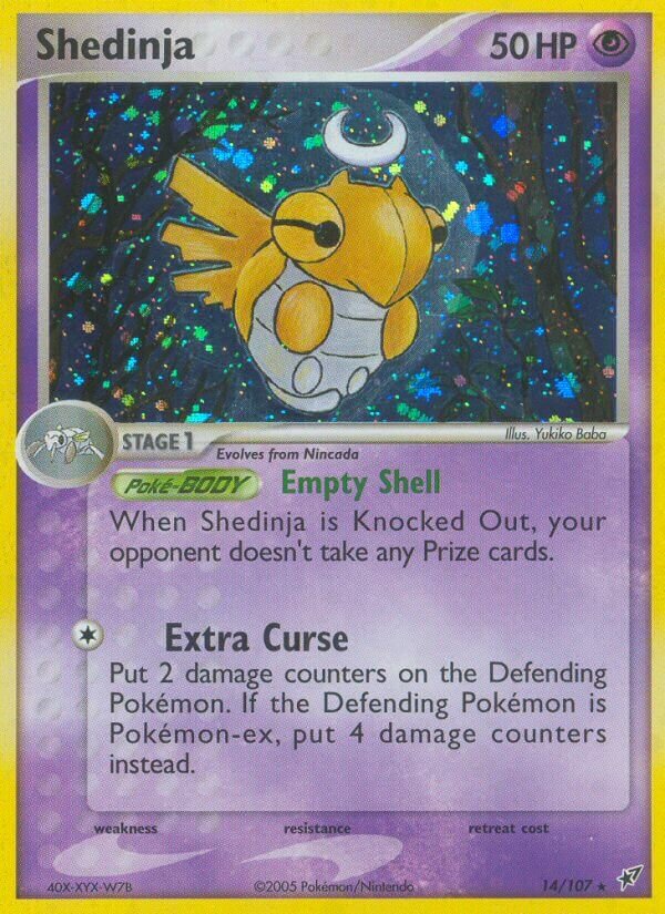 Shedinja 014/107 — EX Deoxys (English Pokémon TCG card)