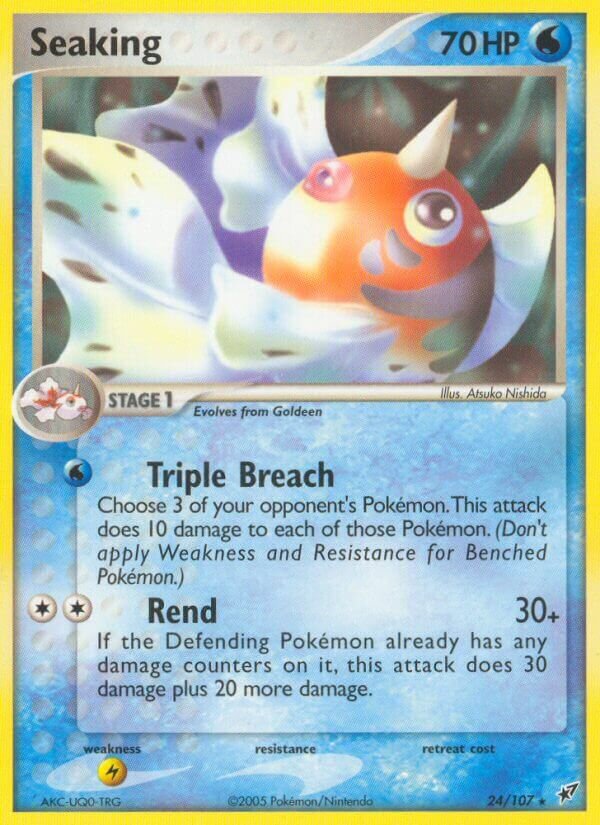 Seaking 024/107 — EX Deoxys (English Pokémon TCG card)