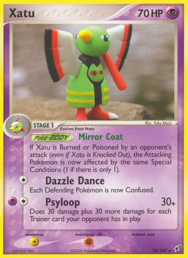 Xatu 029/107 — EX Deoxys (English Pokémon TCG card)