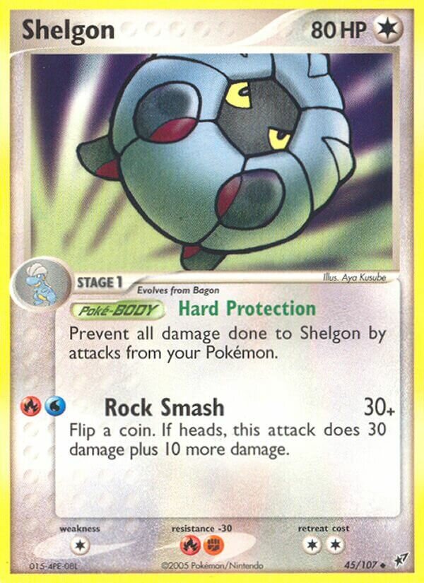 Shelgon 045/107 — EX Deoxys (English Pokémon TCG card)