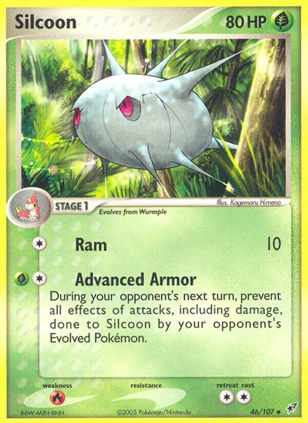 Silcoon 046/107 — EX Deoxys (English Pokémon TCG card)