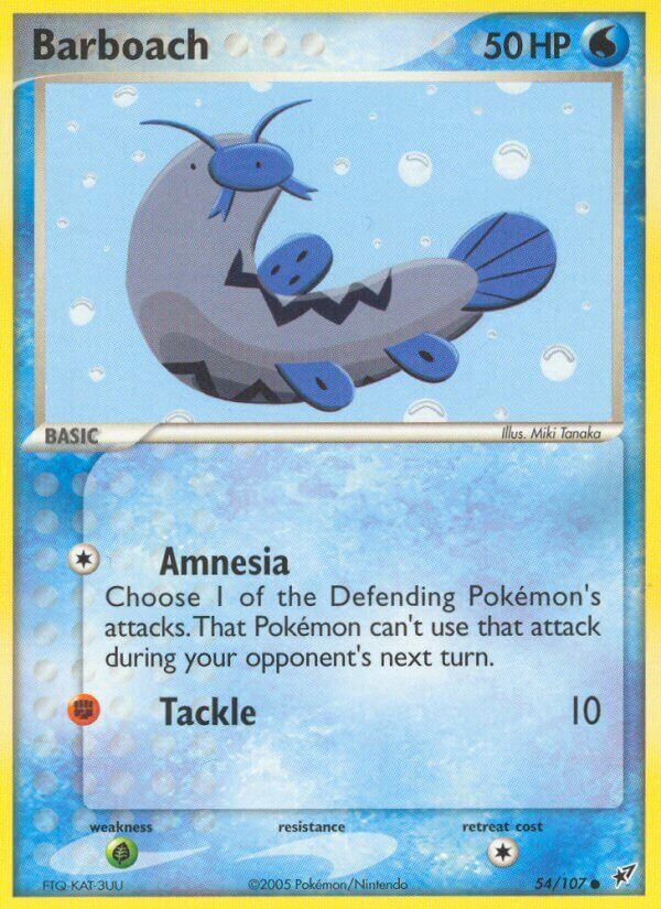 Barboach 054/107 — EX Deoxys (English Pokémon TCG card)